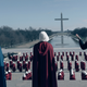 As far as we know, every one of those handmaids has a stapled mouth.
